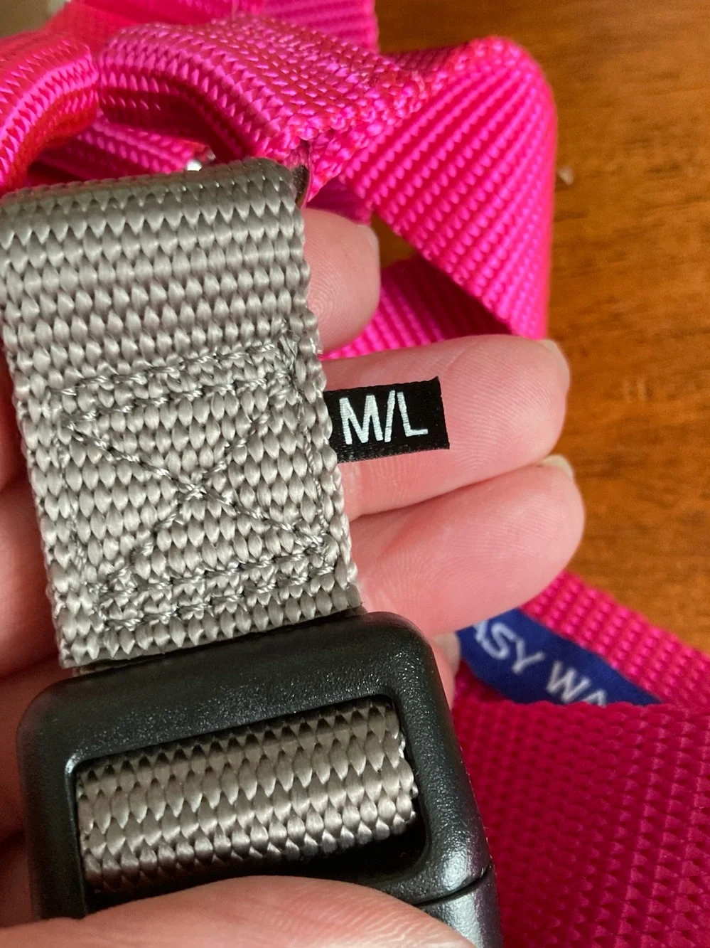 Pet Safe Easy Walk Bright Pink & Gray Harness M/L NWT